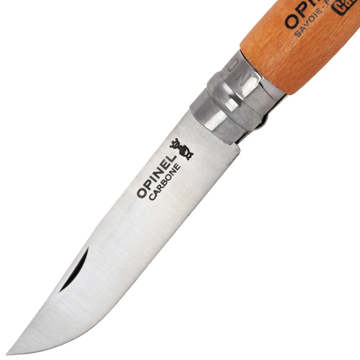 Opinel 113070 N07 Carbon Griff Aus Buchenholz 2 Opinel 113070 N07 Carbon Griff Aus Buchenholz – Bild 2