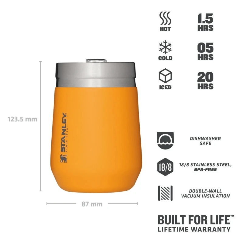 STANLEY The Everyday GO Tumbler .29L / 10oz, Saffron 10-10292-066 3 STANLEY The Everyday GO Tumbler .29L / 10oz, Saffron 10-10292-066 – Bild 3