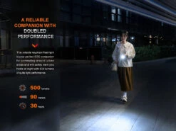 FENIX Rechargeable Flashlight E03R V2.0 GE Nebula (500lm.) E03RV20NEB -Outdoor Ausrüstungs Geschäft d4fd2478065b478abeb1e53fe0649a42