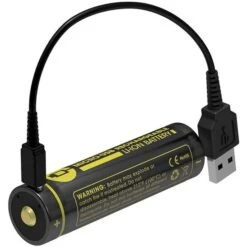 Nitecore Rechargeable USB Battery 18650 2600mAh NL1826R