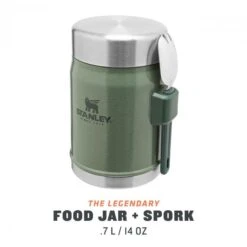 Stanley 10-09382-004 Classic Series Food Jar With Spork Hammertone Green 0,4 L -Outdoor Ausrüstungs Geschäft eff9123e7088f92d6f57b3aede32b891