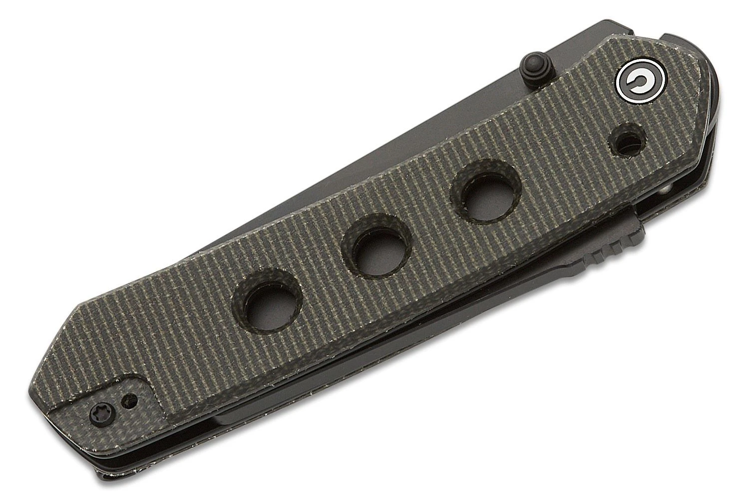 Civivi Vision FG Dark Green Canvas Micarta Handle C22036-3 3 Civivi Vision FG Dark Green Canvas Micarta Handle C22036-3 – Bild 3