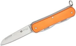 Fox Knives FOX VULPIS FOLDING KNIFE STAINLESS STEEL N690co POLISH BLADE,ALLUMINIUM ORANGE HANDLE -Outdoor Ausrüstungs Geschäft f43632e899080d352831067887363b4c