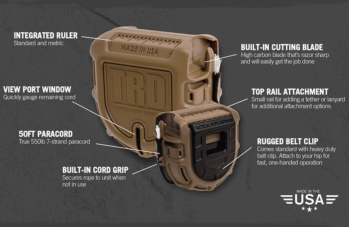 ARM TRD TACTICAL ROPE DISPENSER Olive Drab ARMTRDOD 4 ARM TRD TACTICAL ROPE DISPENSER Olive Drab ARMTRDOD – Bild 4